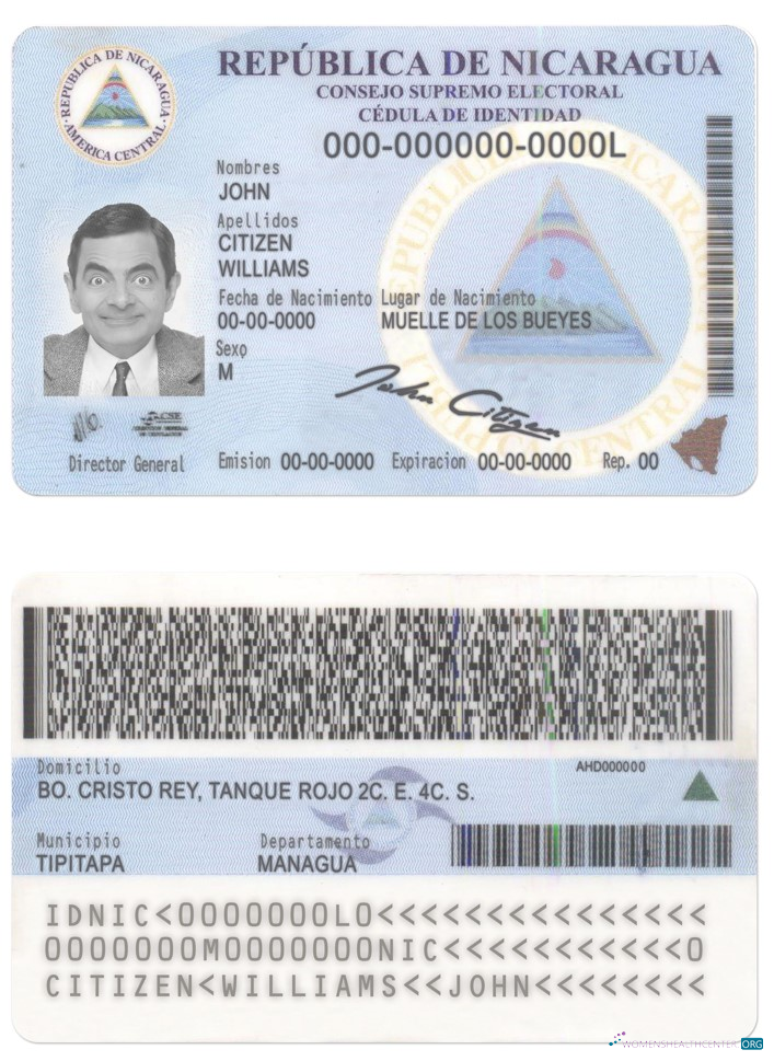 Download Nicaragua identity Photoshop template